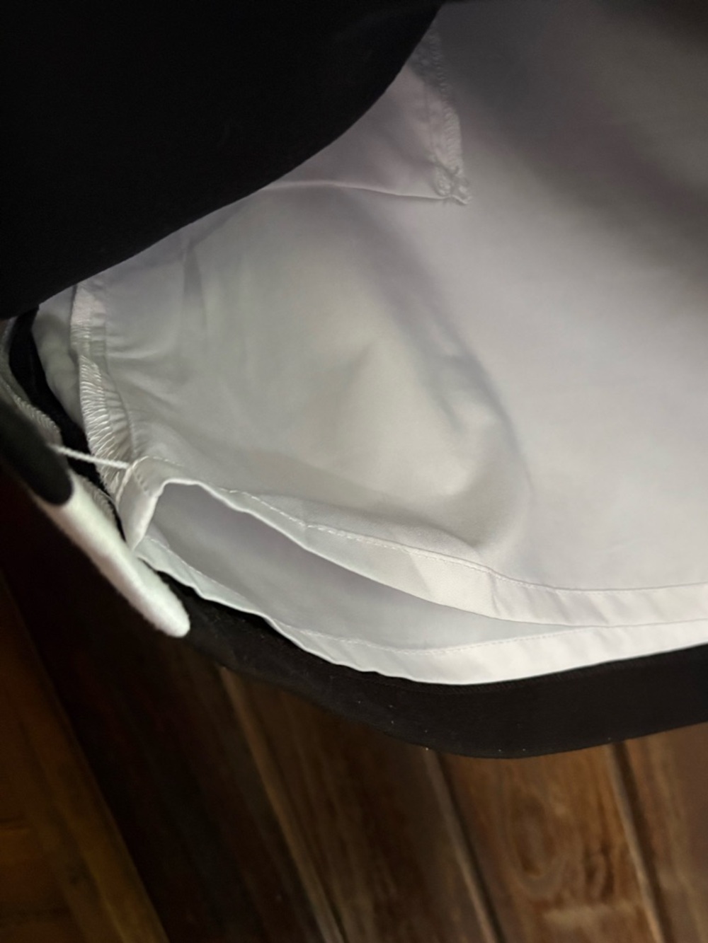 Banana Republic Black Mini Skirt with White Trim - Picture 7 of 10